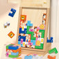 Wooden 3D Puzzle Tetris Educational Toy for Kids 8
