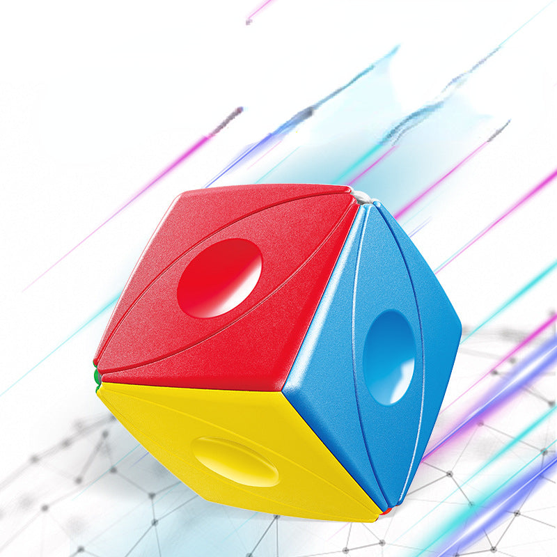 Plastic Magic Eye Fidget Cube 5.8cm Sensory Puzzle Toy 3