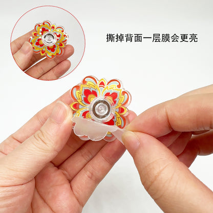 Plastic Mandala Pattern Fidget Spinner Stress Relief Toy 3