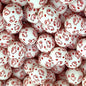 50pcs 15mm Nurses Clothing Silicone Beads Printed Design