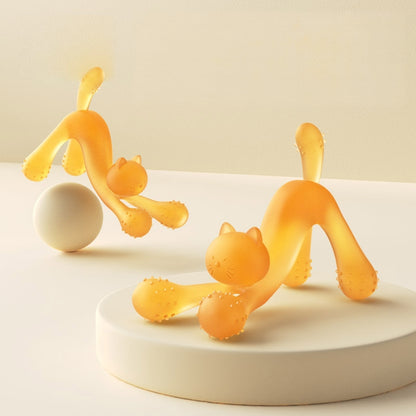 Silicone Kitten Shaped Teething Toy for Baby 2