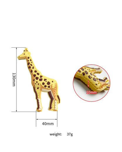 Giraffe Silicone Teething Toy Baby Teether 2