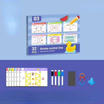 Educational Pen Control Training Book Paper Learning Toy for Kids 7