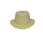 50pcs Silicone Focal Beads Cowboy Hat With Hole Center 11