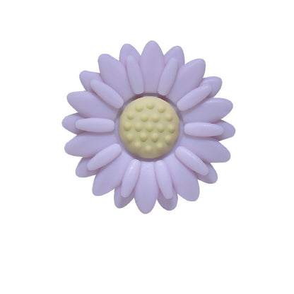 50pcs Silicone Focal Beads Daisy Flower Variety of Colors Design 18