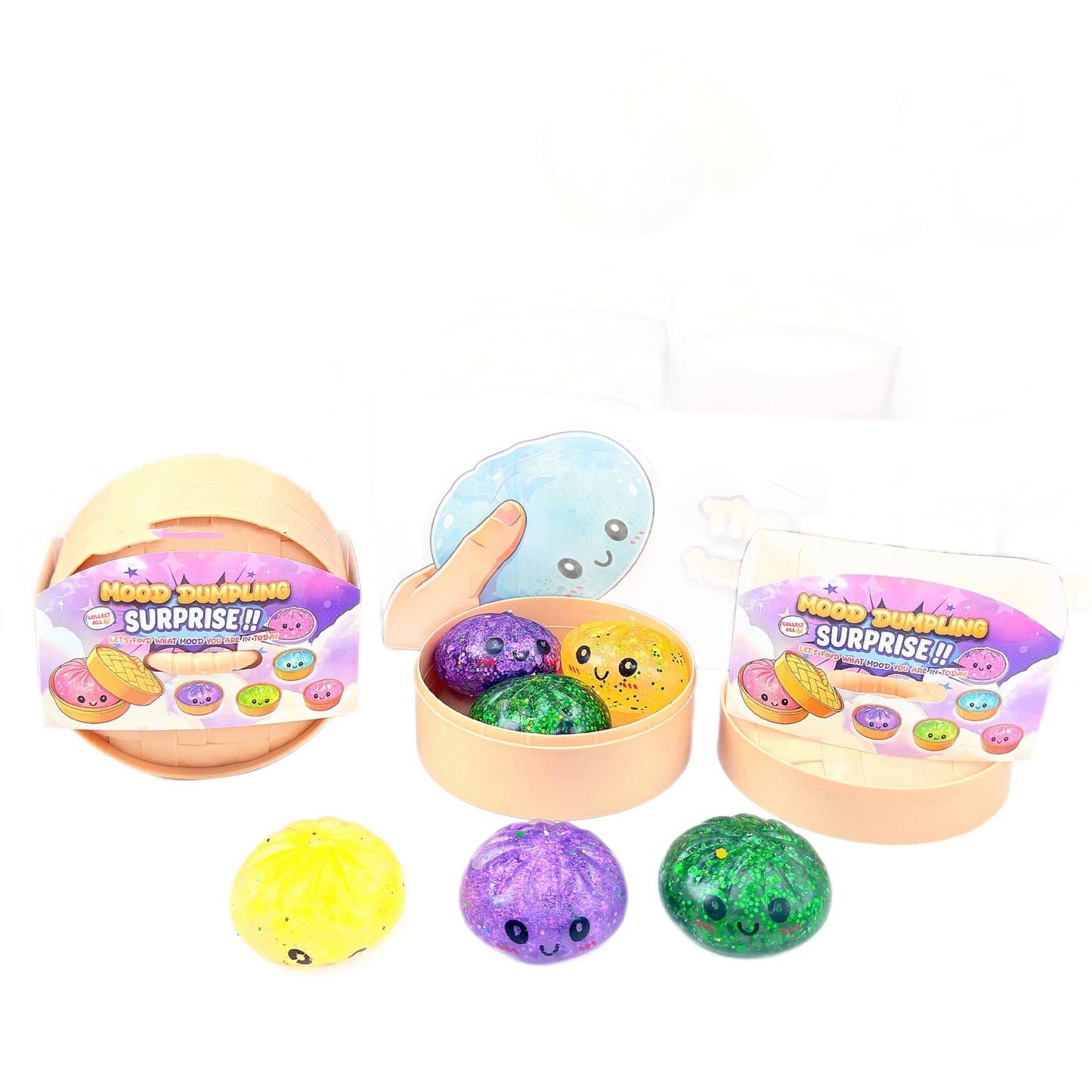 TPR Mood Dumpling Stress Relief Squishy Squeeze Toy  5