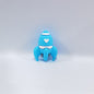 20Pcs Silicone 3D Focal Beads Color Love Rocket with Heart Detail 2