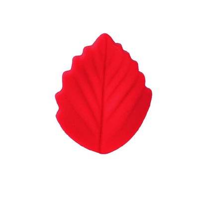 20pcs Silicone Focal Beads Colorful Leaves Leaf Shape 22