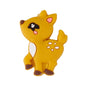 10pcs Silicone Focal Beads Deer Cartoon Cute Side Profile 8