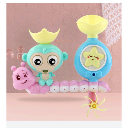 Monkey and Star Waterwheel Bath Toy with Suction Cup 3