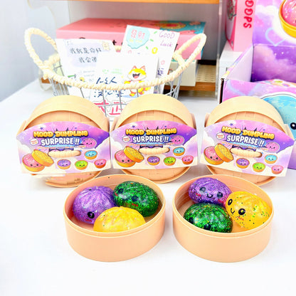 TPR Mood Dumpling Stress Relief Squishy Squeeze Toy 