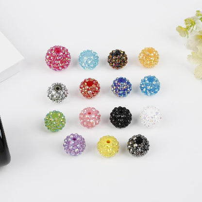 50pcs 12mm Rhinestone Beads DIY Jewelry Making Craft Supplies 3