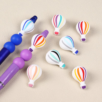 20Pcs Silicone 3D Focal Beads Hot Air Balloon Layered Wings 5