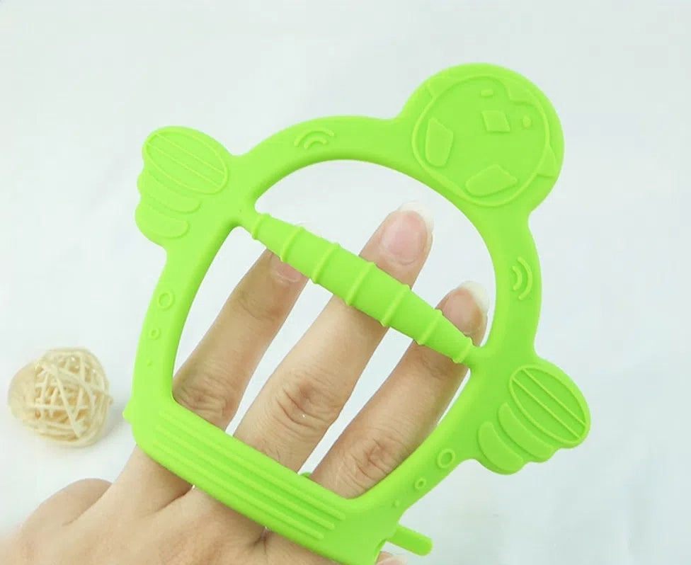 Silicone Baby Teether Bracelet Soft Sensory Teething Toy 2