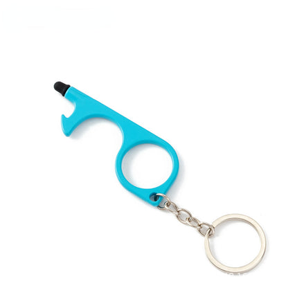 Multifunction Self Defense Keychain Non-Touch Bottle Opener 11