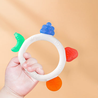Silicone Fruit Shape Baby Teether Toy 2 Pack 3