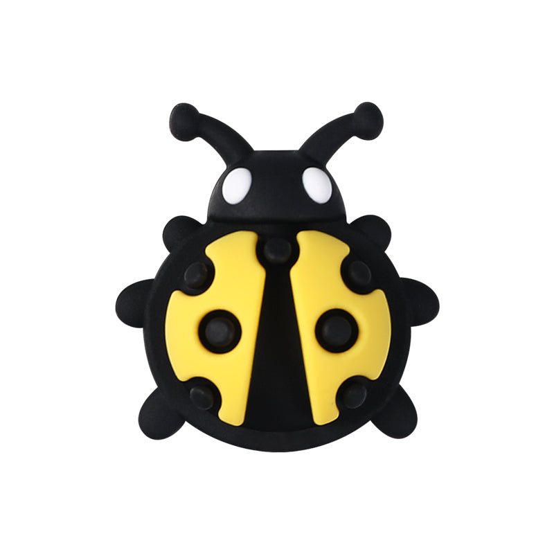 20Pcs Silicone 3D Focal Beads Ladybug Wasp Insect Design 11