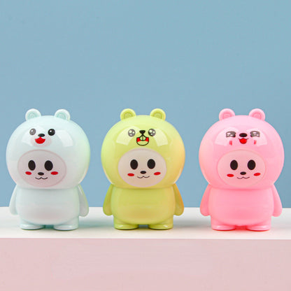Mini Cute Animal Shape Manual Pencil Sharpener Plastic Toy 6