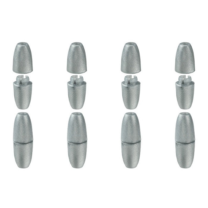 100pcs Food Grade PP Breakaway Safety Clasps Bead Barrel Connectors 18