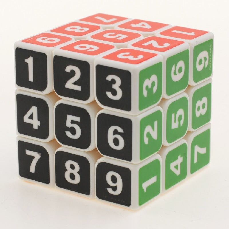 Plastic Fidget Cube Digital Third Order Puzzle 5.7cm 5