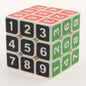 Plastic Fidget Cube Digital Third Order Puzzle 5.7cm 5