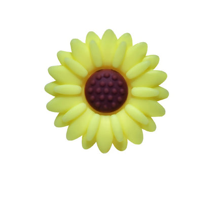50pcs Silicone Focal Beads Daisy Flower Variety of Colors Design 7