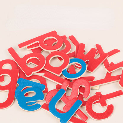 Wooden Montessori Toys Language Writing Letters Learning 4