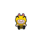 20Pcs Silicone Focal Beads Bee Character Sitting Pose