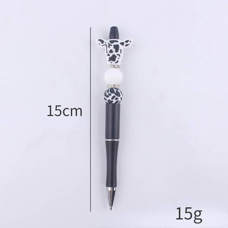 Cowhead Silicone Beaded Pens Colorful Handmade Office School Supplies 5
