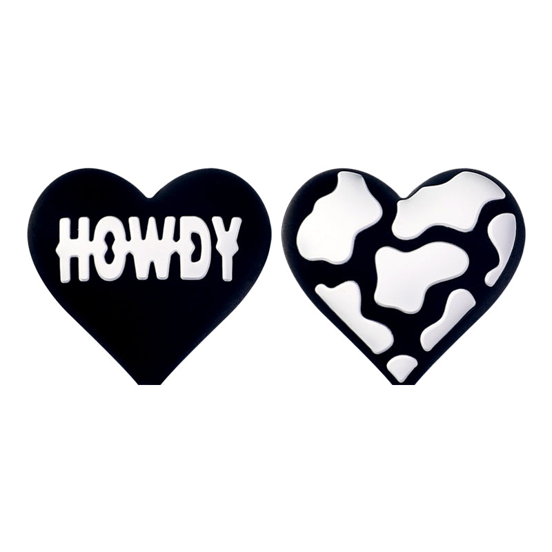 20Pcs Silicone 3D Focal Beads Cowboy Series Holding Horseshoe and Money Bag 10