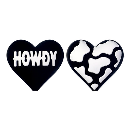 20Pcs Silicone 3D Focal Beads Cowboy Series Holding Horseshoe and Money Bag 10