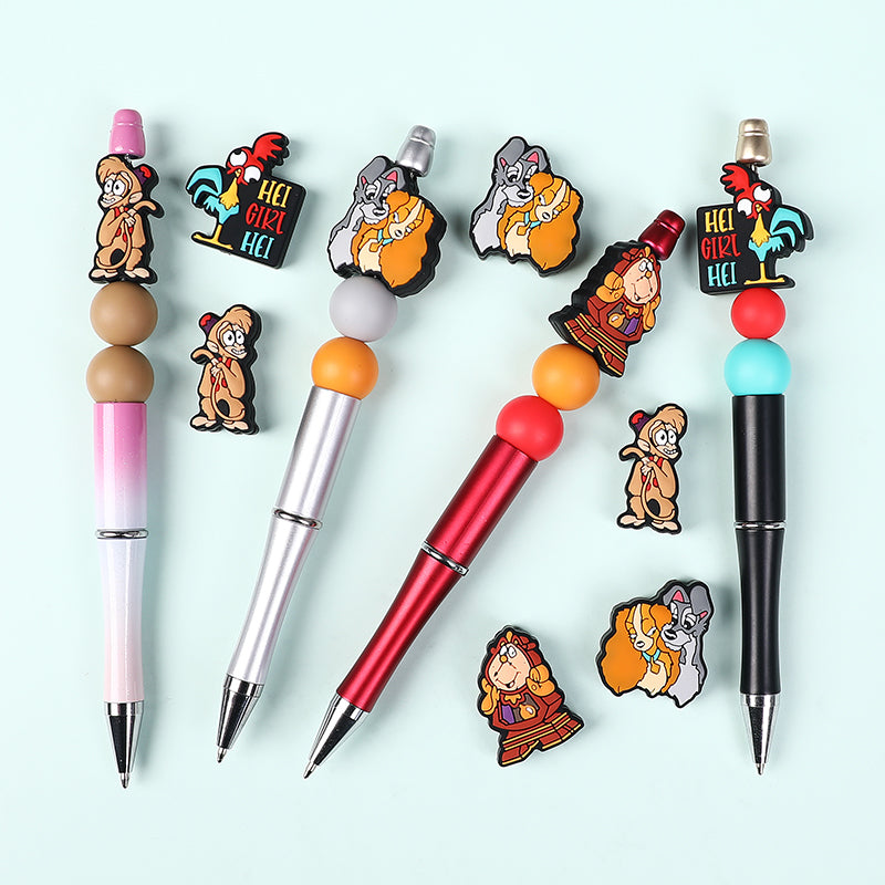 20Pcs Silicone Focal Beads Arabian Animal and Object Characters Assortment 8