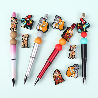 20Pcs Silicone Focal Beads Arabian Animal and Object Characters Assortment 8