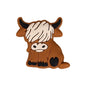 Silicone Focal Beads Highland Cow Catter Sitting Pose 10