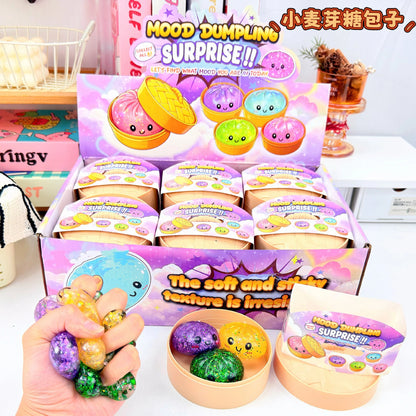 TPR Mood Dumpling Stress Relief Squishy Squeeze Toy  4