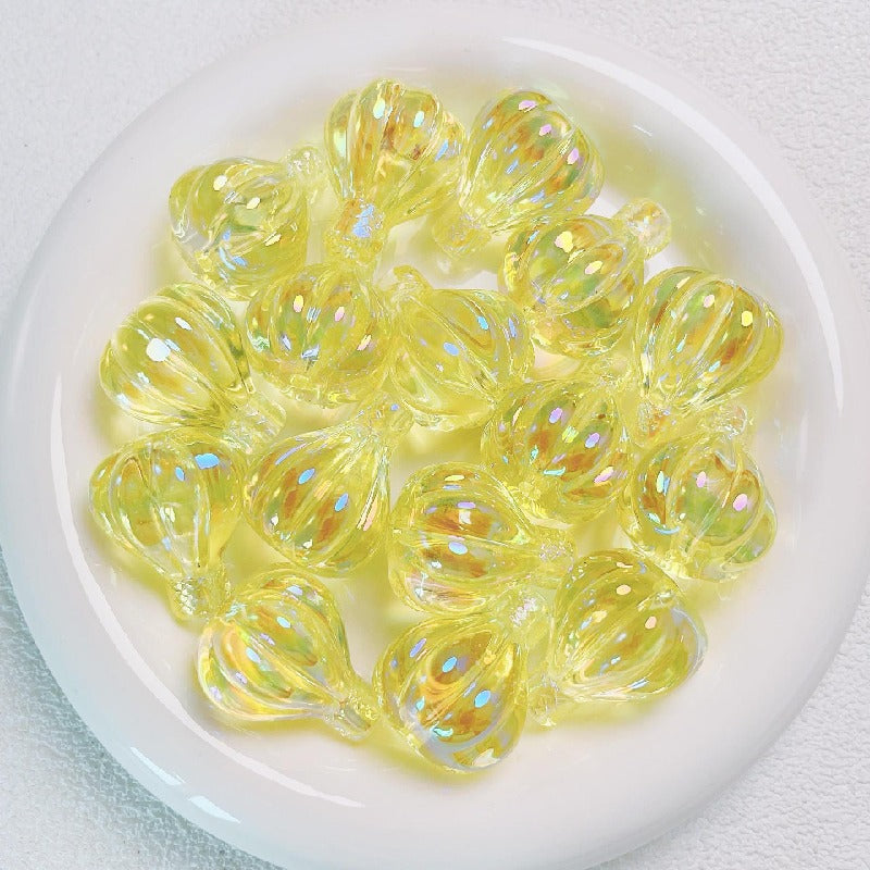 5pcs 30x25mm Hot Air Balloon Transparent Acrylic Beads 5