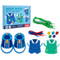 Wooden Clothes Shoes Threading Montessori Toys for Kids 5