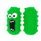 Silicone 3D Focal Beads Screaming Pickles Yellow Green Design 2
