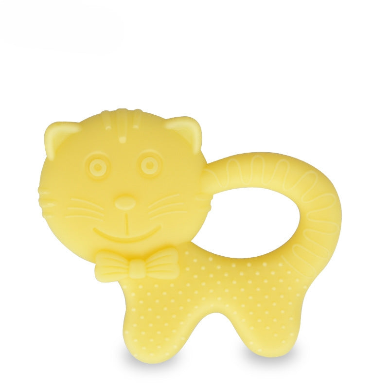 Animal Silicone Teething Toy Frog Octopus Cat for Baby 7