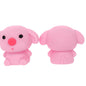 Silicone 3D Focal Beads Pink Piggy Sitting Pose