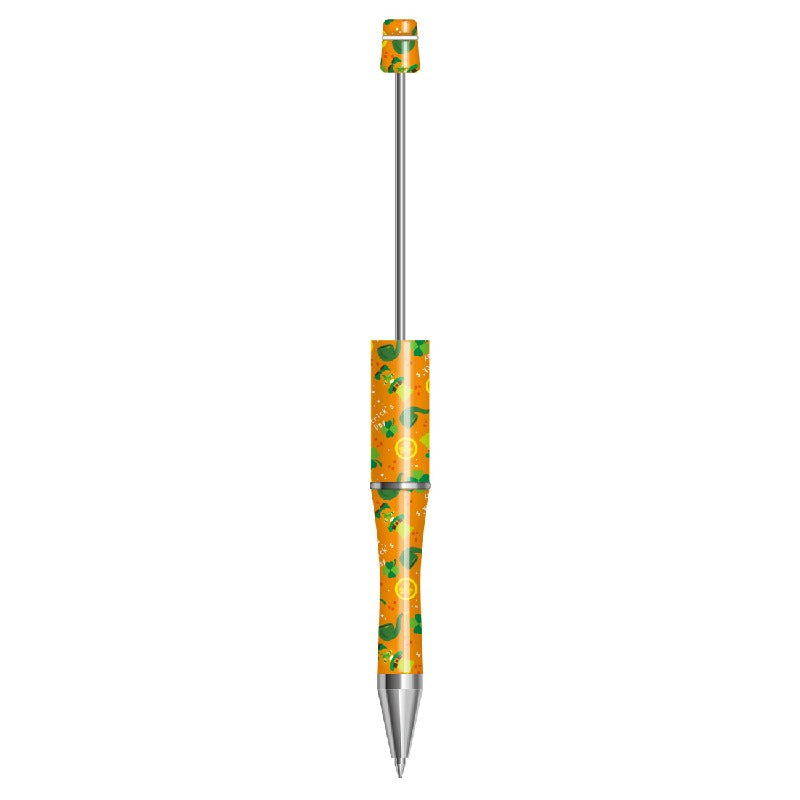 Clover Print Beadable Ballpoint Pens 14.4 cm DIY Craft Supplies 4