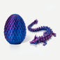Dragon Egg 3D Printed Fidget Toy Articulated Flexible 6