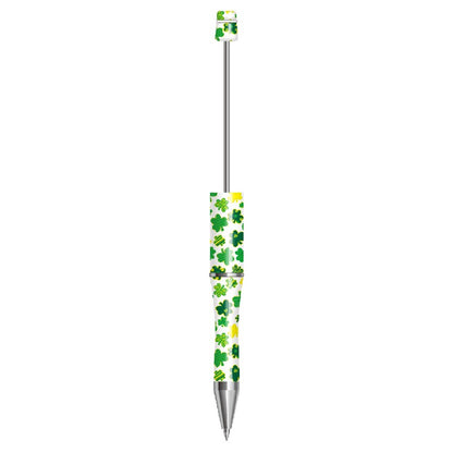Clover Print Beadable Ballpoint Pens 14.4 cm DIY Craft Supplies 7