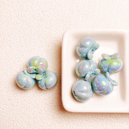 10pcs 16mm Peach Acrylic Beads Jewelry Making Craft Supplies 10