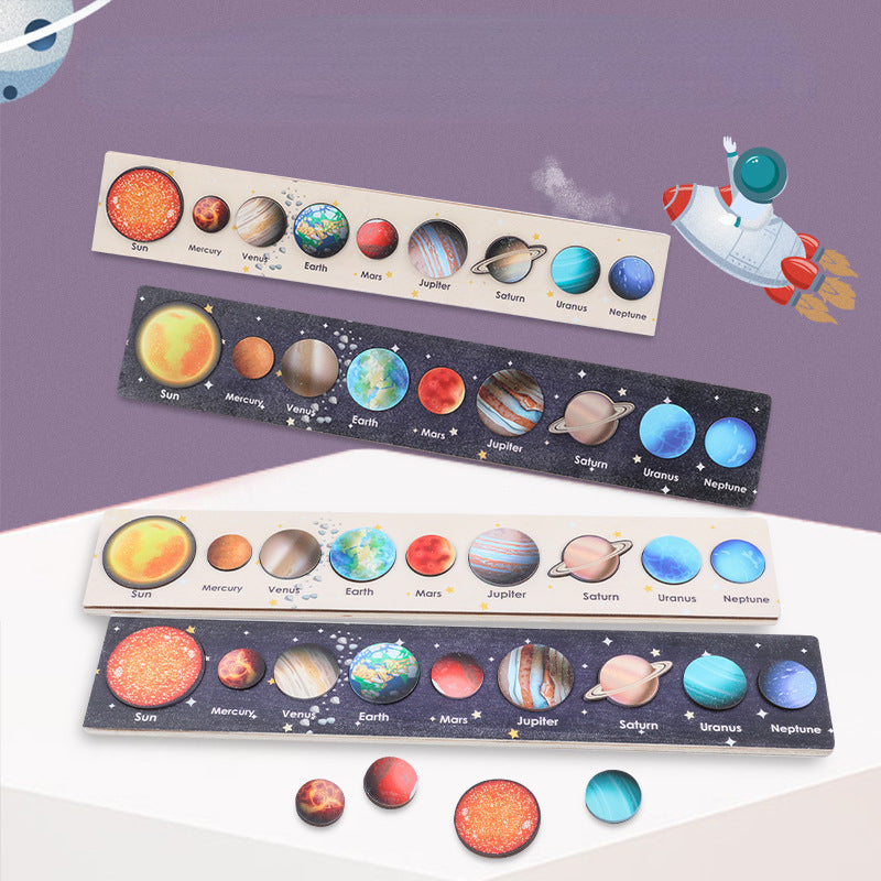 Solar System Wooden 3D Puzzle Educational Toy for Kids 5