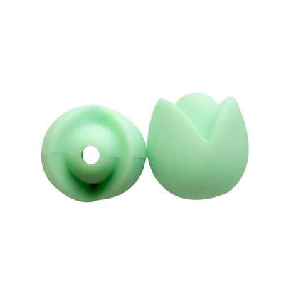 10pcs Silicone Focal Beads Lotus Diy Necklace Ornament 16