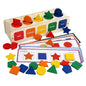 Wooden Montessori Toys Color and Shape Sorting Box