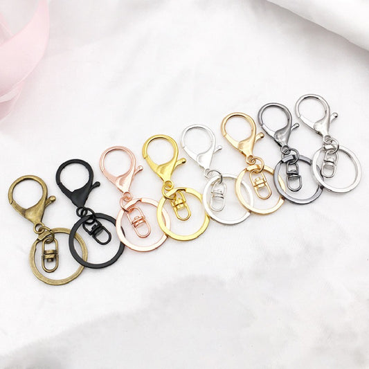 Zinc Alloy Lobster Buckle Keychain Durable Metal Accessory