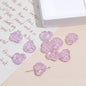 10pcs 18x20mm Transparent Heart Acrylic Beads DIY Bracelet Making 10