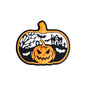 20Pcs Silicone Focal Beads Halloween Pumpkin Head Castle Design